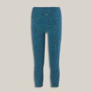 Beyond Yoga Spacedye Capri Leggings High Waistband MidCalf Heathered Teal Size M